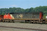 CN 2446 trails on train 924 